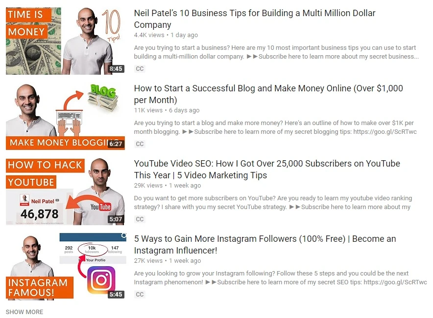 Apa Itu Internet Marketing: Fungsi, Contoh + Strategi Terbaru 21 Video Marketing - Neil Patel