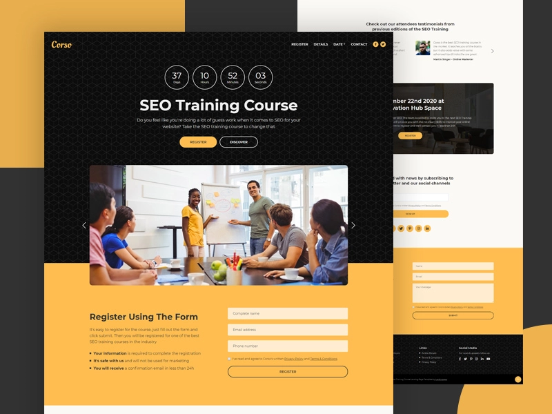 Apa Itu Landing Page: Pengertian, Jenis, Fungsi, dan 7 Contohnya 6 contoh landing page untuk kursus online