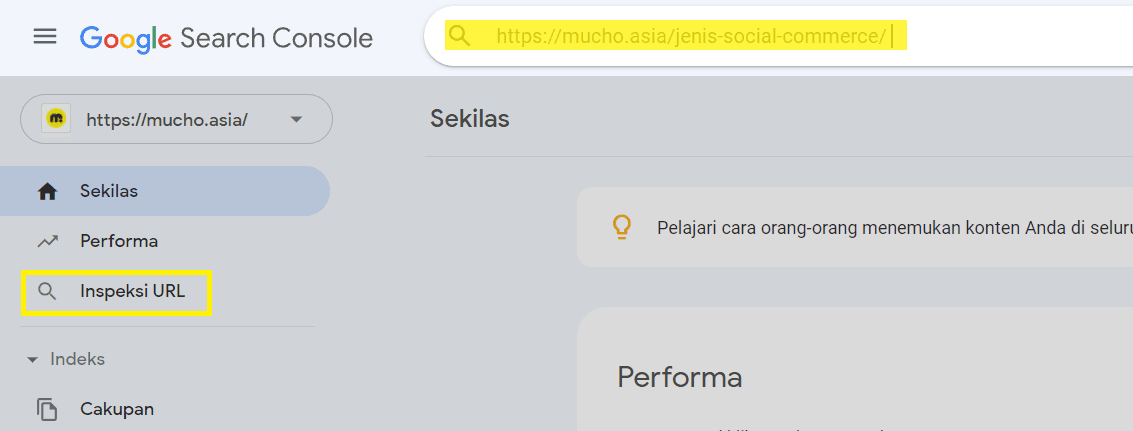Cara membatalkan Redirect 301 atau 410? 15 inspeksi url