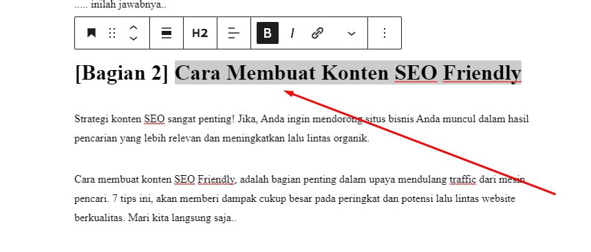 Cara membuat konten SEO