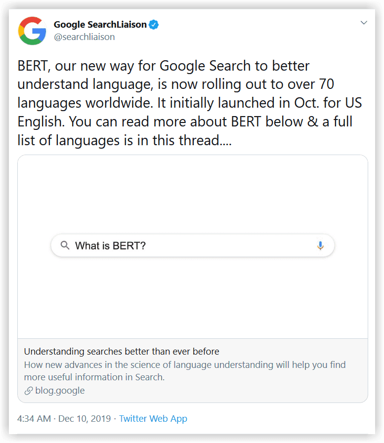 update algoritma Google 10-Oktober-2019-International-BERT