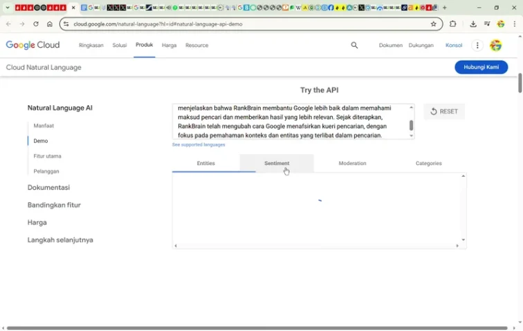 Algoritma RankBrain Google (7 Panduan Lengkap Untuk SEO) 24 Cloud Natural Language _ Google Cloud - Google Chrome 2025-04-19 17-40-15_276