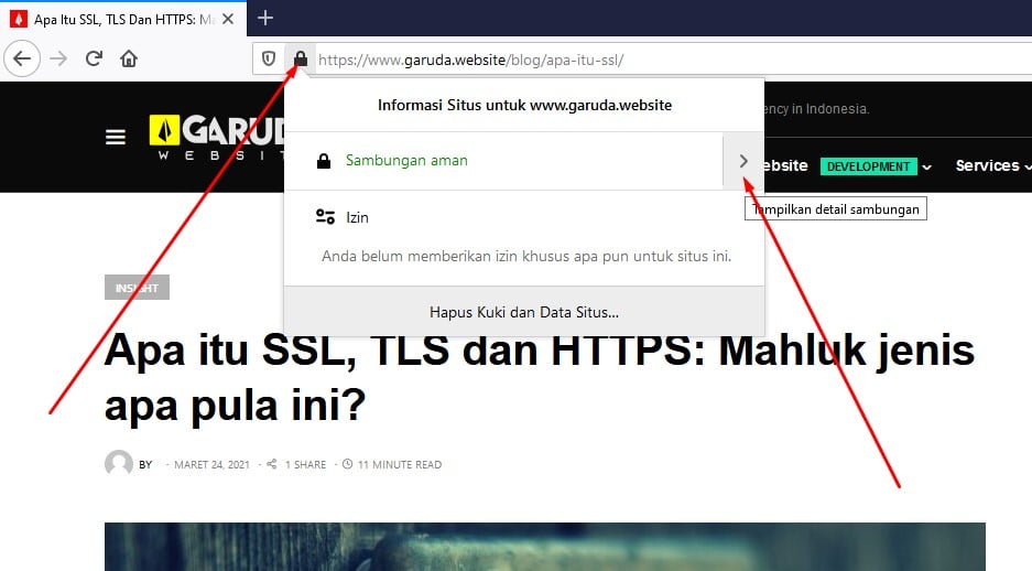 Contoh web SSL