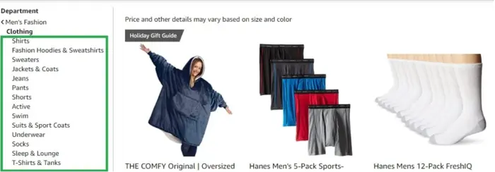 Internal Link: Defenisi + Cara Kerja Untuk SEO Maksimal 31 Contoh Silo Amazon 2