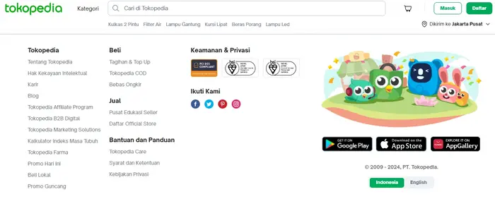 Internal Link: Defenisi + Cara Kerja Untuk SEO Maksimal 17 Link Internal Footer