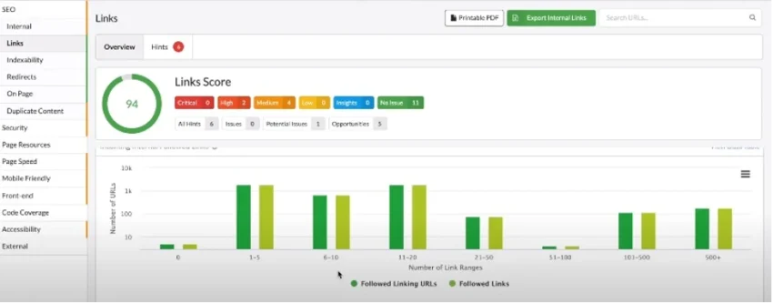 Internal Link: Defenisi + Cara Kerja Untuk SEO Maksimal 34 Link Score Sitebulb