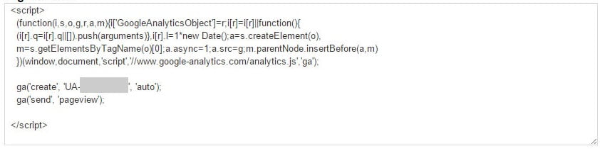 script Google Analitics