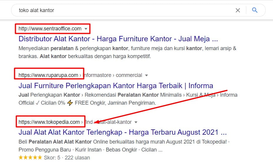 Cara kerja peringkat Google