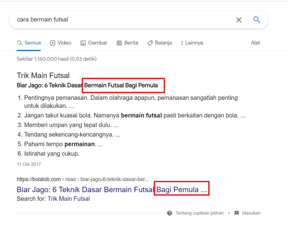 Search Intent: Definisi, Fungsi + 10 Tips Terbaik Untuk SEO 23 bermain futsal