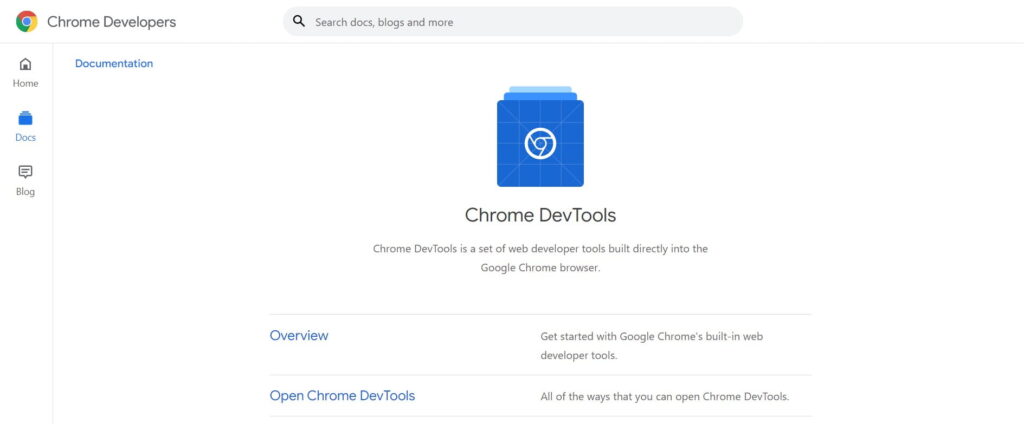 Chrome Developer Tools - SEO Browser Extensions 