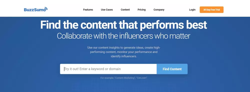 7 Backlink Checker Terbaik yang Digunakan SEO Profesional 18 Buzzsumo cek link