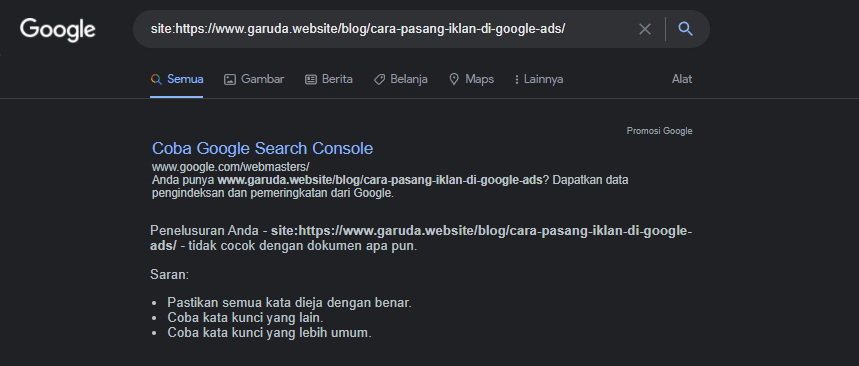 Kenapa Blog Saya Tidak Ada di Google? Ini Penyebab dan Solusinya