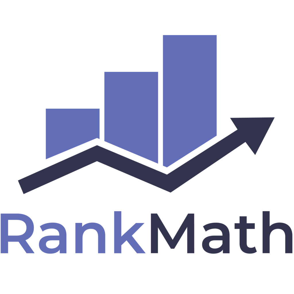 rank math logo at top