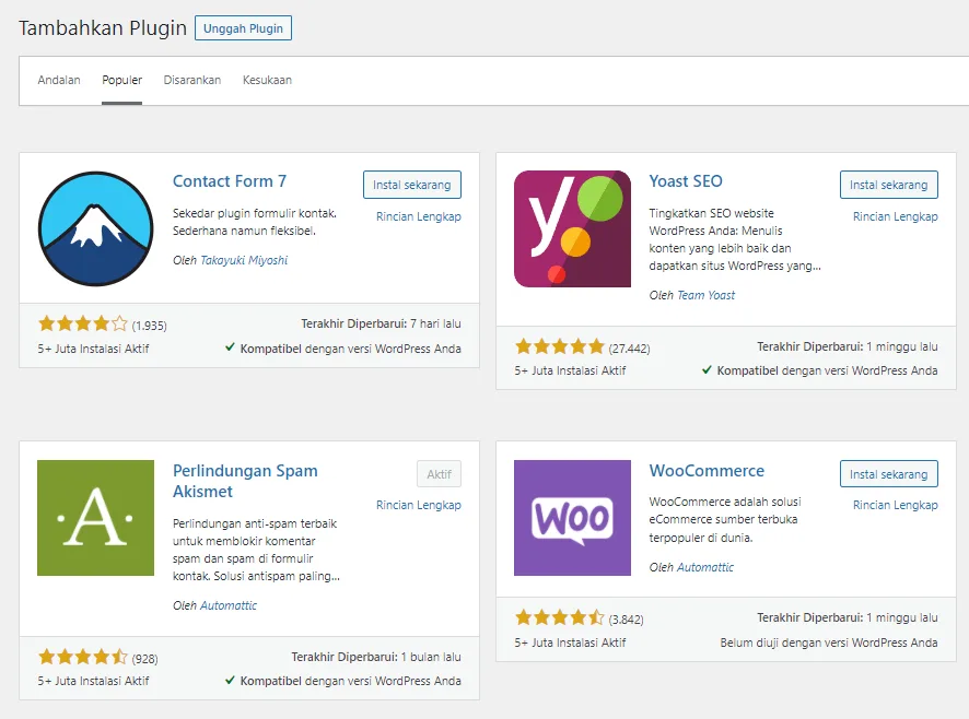 Apa itu Wordpress: Kelebihan/Kekurangan + 6 Fakta Terbaru 16 Dukungan Plugin yang Beragam