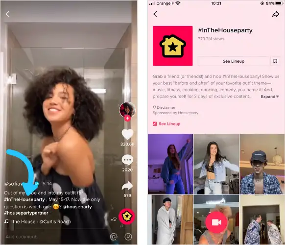 Tiktok Ads: Branded Hashtag Challenge