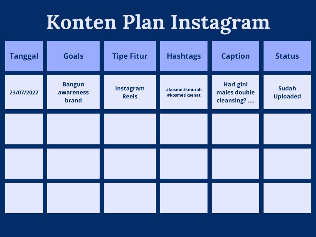 8 Cara Buat Konten Plan Instagram Yang Paling Gampang 11 instagram konten plan
