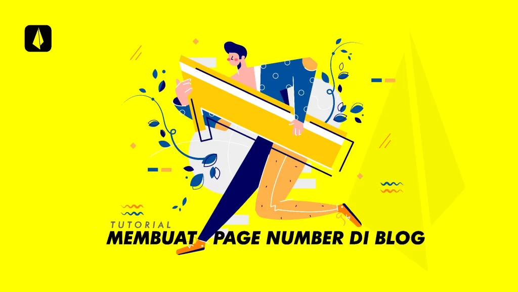 cara membuat page number di blog