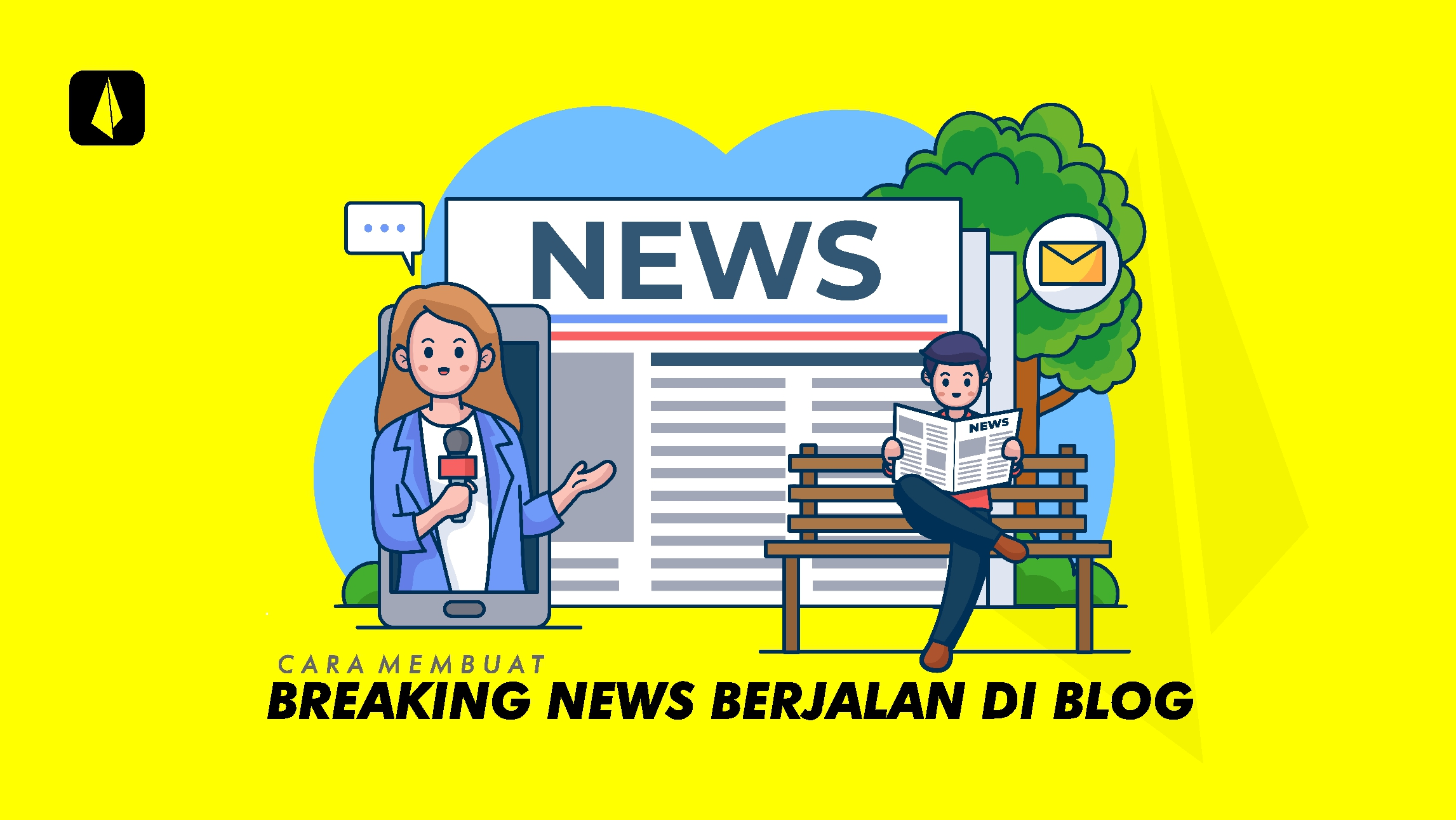 Cara Memasang Widget BREAKING NEWS atau RUNNING TEXT Pada Blog Responsive