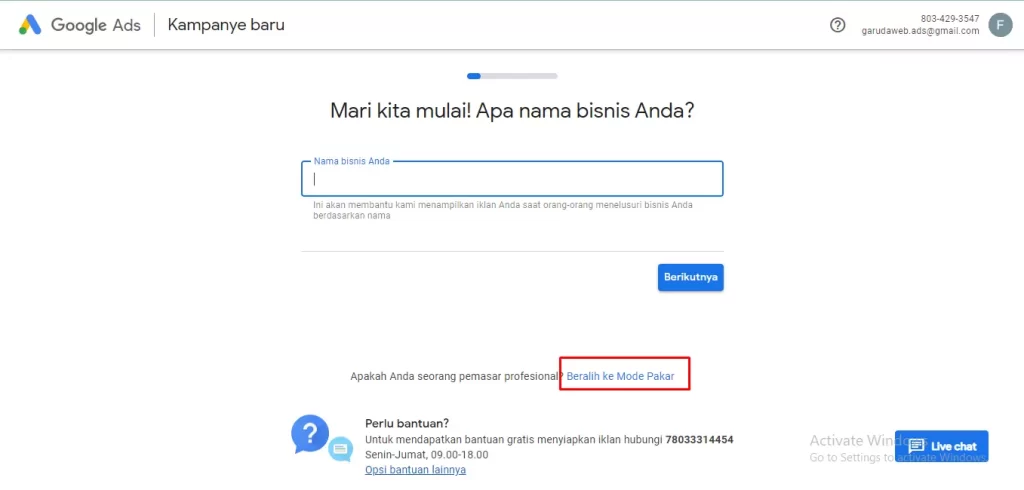 Riset Kata Kunci Google Keyword Planner