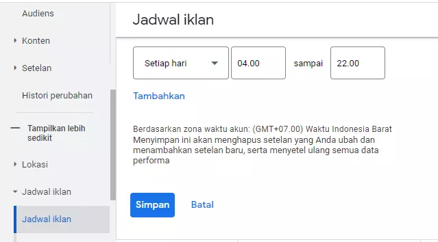 Optimasi Jadwal Iklan di Google Ads