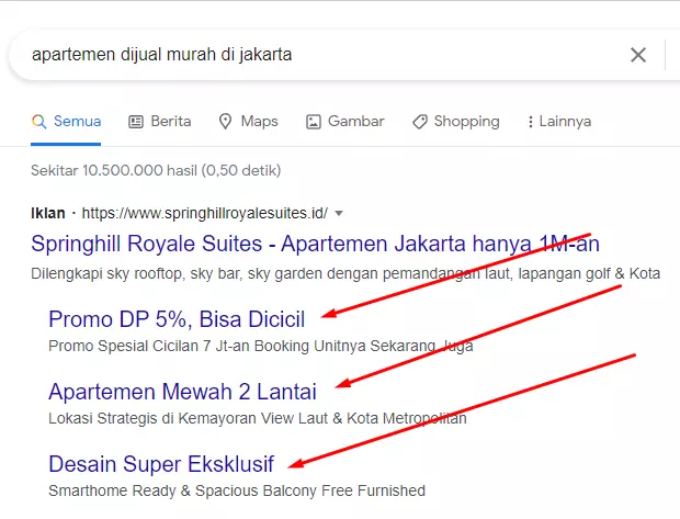 3 Manfaat Tersembunyi Ekstensi Iklan di Google Ads! 17 ekstensi iklan