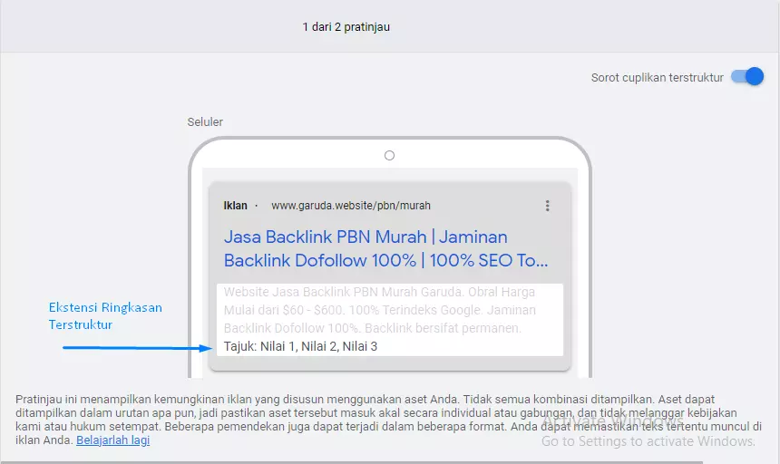 3 Manfaat Tersembunyi Ekstensi Iklan di Google Ads! 19 ekstensi iklan