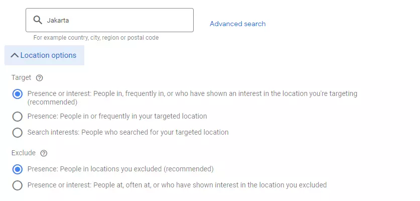 4 Langkah Mudah Setting Target Location Google Ads 19 Setting Target Location Google Ads