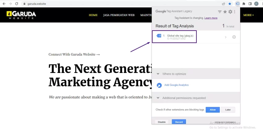 cara memasang google analytics di website