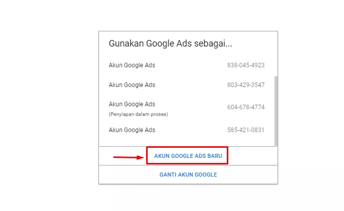 google ads login