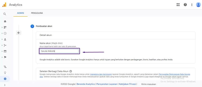 cara memasang google analytics di website