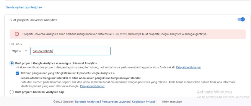 cara memasang google analytics di website