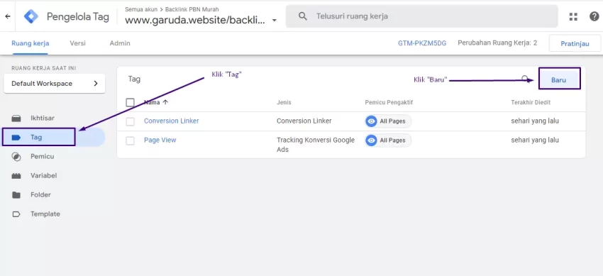 cara memasang google analytics di website