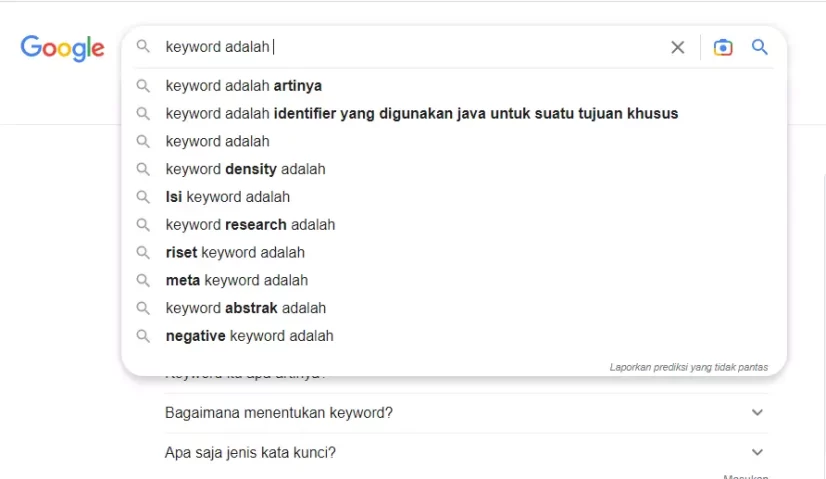 keyword google ads