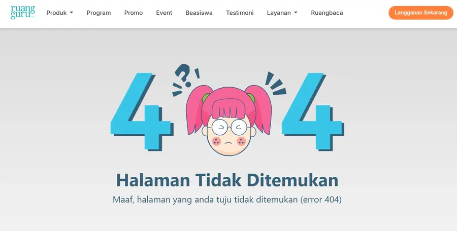 Apa itu Error 404: Dampak & Cara Efektif Mengatasinya! 18 Tampilan Error 404