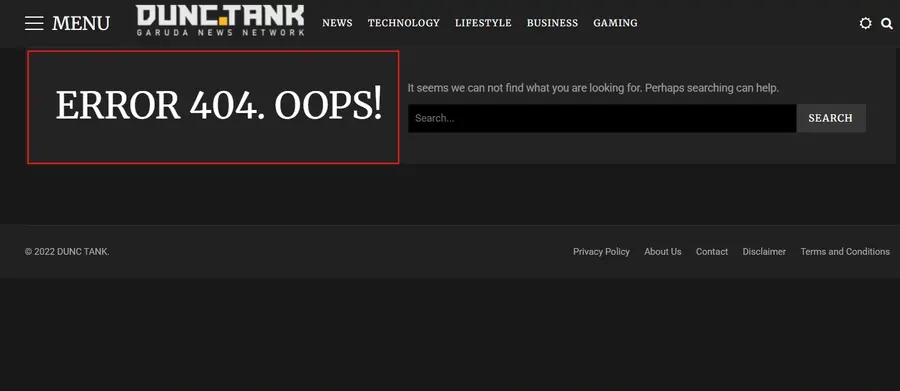 Apa itu Error 404: Dampak & Cara Efektif Mengatasinya! 16 Tampilan Error 404