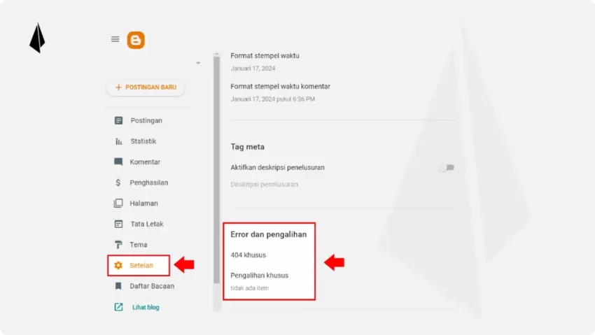 Cara Redirect Error 404 untuk Blogger dan WordPress 15 Cara Redirect Error 404 di Platform Blogger