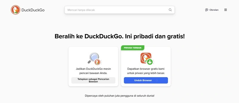 Apa itu Mesin Pencari + Top 10 Paling Banyak di Gunakan 15 DuckduckGo