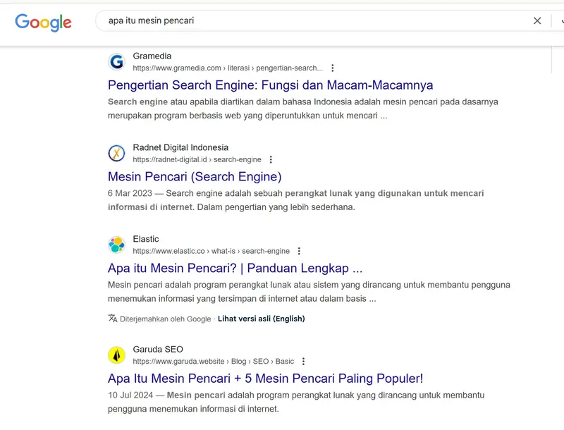 Apa itu Mesin Pencari + Top 10 Paling Banyak di Gunakan 11 SERP