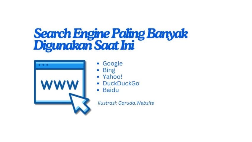 Apa itu Mesin Pencari + 5 Mesin Pencari Paling Populer! 15 mesin pencari
