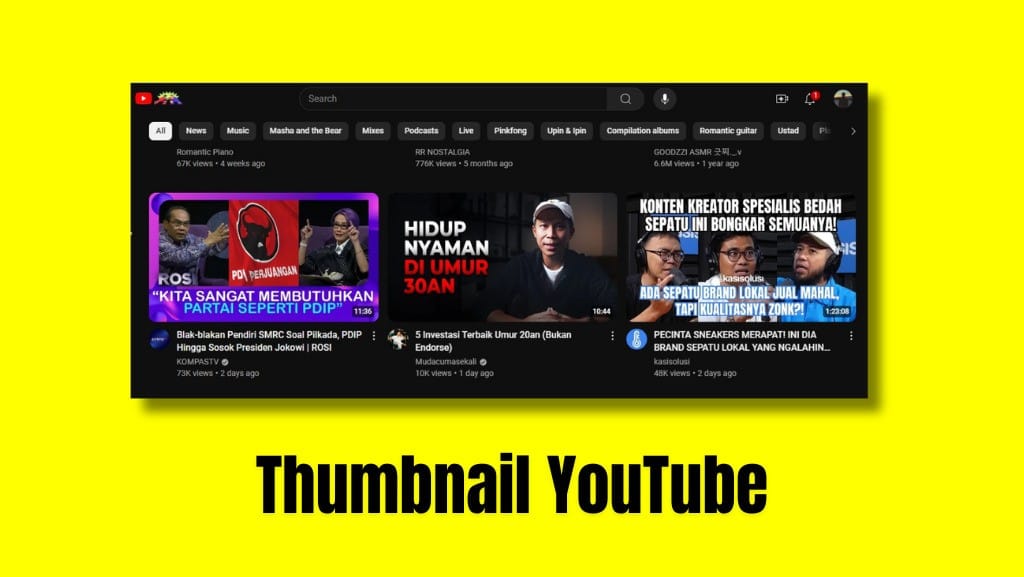 Thumbnail YouTube