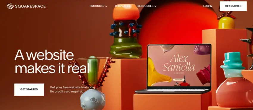 Desain Web Minimalis: Trend Terbaru + 10 Contoh Inspirasi 19 Squarespace