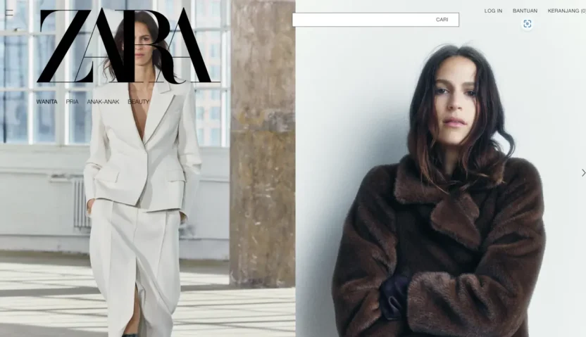 Desain Web Minimalis: Trend Terbaru + 10 Contoh Inspirasi 24 Zara