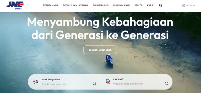 9 Jenis Halaman Web Penting dalam SEO 15 Home Page JNE