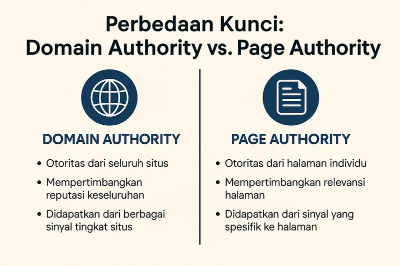 Cara Membuat Backlink Berkualitas SEO - Update Terbaru 16 Perbedaan otoritas domain dan otoritas halaman