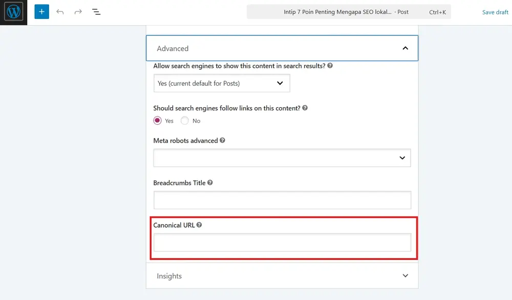 Apa Itu Canonical Tag: Mengapa Penting Untuk SEO? + Panduan Lengkap! 18 Canonical Tag di WordPress
