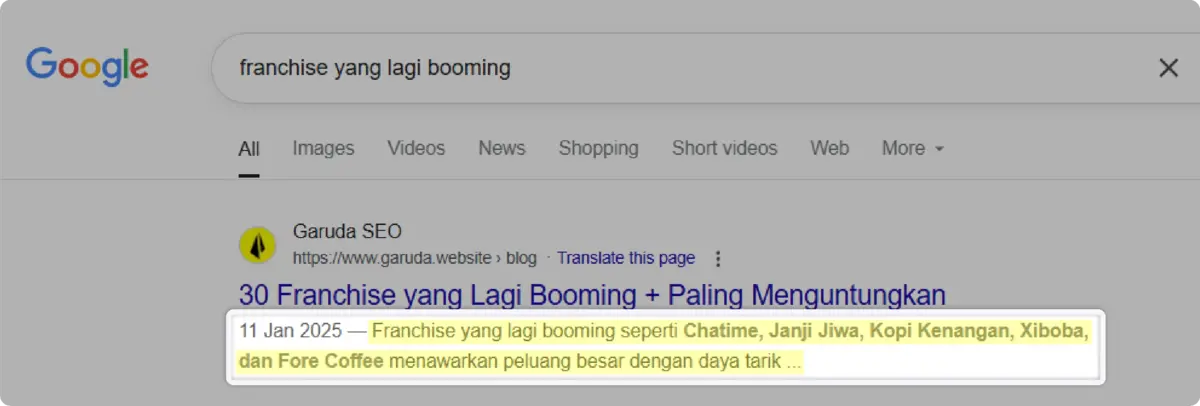 Meta Description: Definisi + Cara Terbaik Menulisnya 15 apa itu meta description - contoh