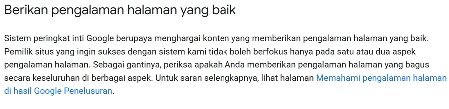 Apa Itu White Hat SEO: Panduan Lengkap Penerapan SEO yang Etis 20 panduan Google konten1
