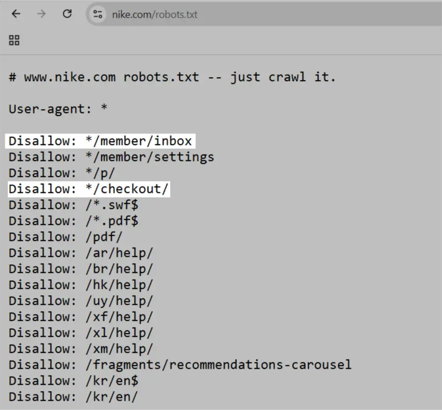 Apa Itu Robots.txt: Panduan Lengkap Pemula! 20 Nike