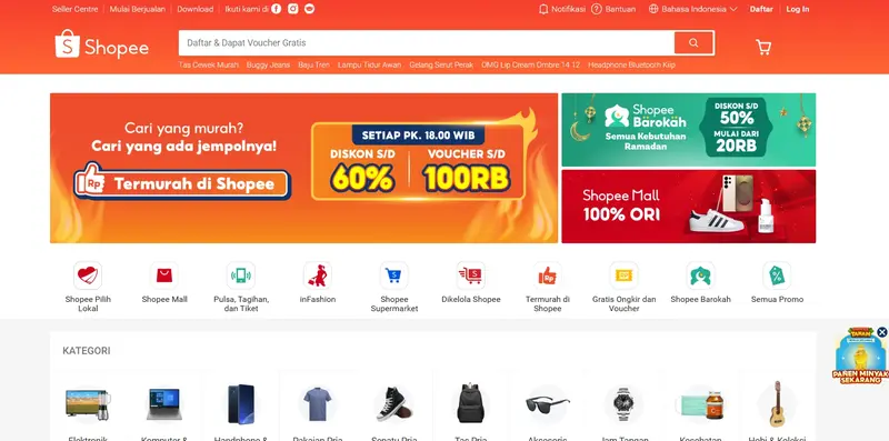 Apa Itu Platform: Fungsi + 7 Contoh Terbaru 16 Platform Shopee