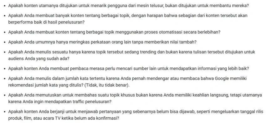 Apa Itu Google Penalty: Dampak + Strategi Terbaiknya 20 pembaruan konten